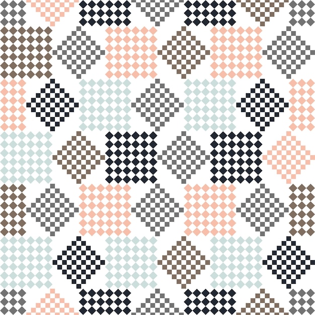 Fondo colorido de cuadrados de colores de diferentes colores Boceto de ilustración dibujada a mano de acuarela