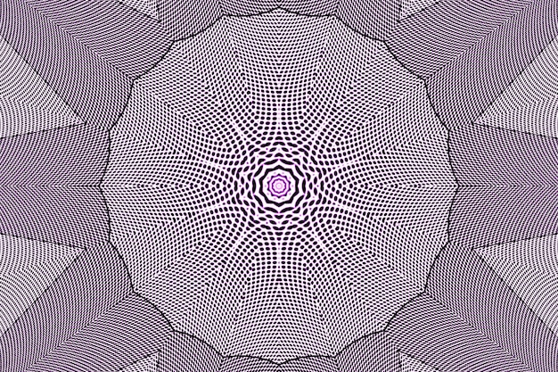 un fondo colorido con un diseño circular en púrpura y negro