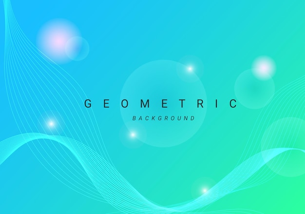 Fondo colorido diseño dinámico geométrico abstracto