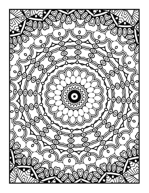 Un fondo colorido con un diseño de mandala