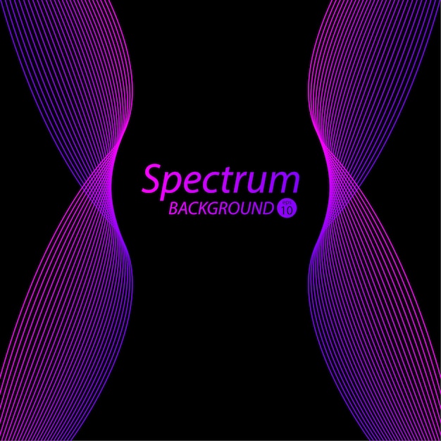 Fondo colorido del espectro