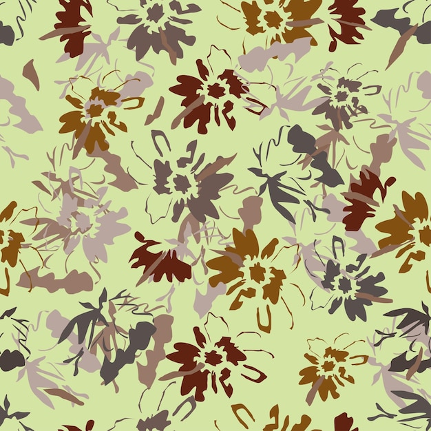 un fondo colorido con flores y la letra u en él