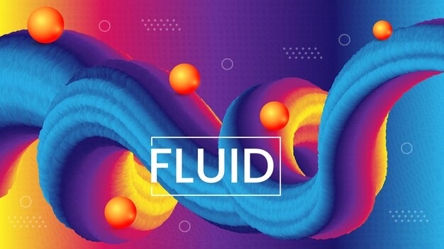 Fondo colorido fluido abstracto moderno estilo moderno de diseño de papel tapiz