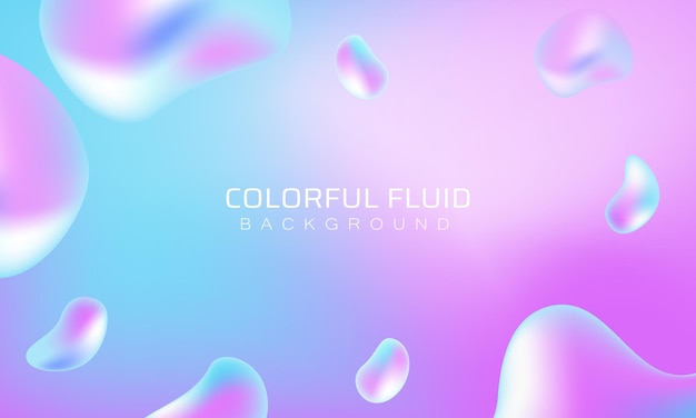 Fondo colorido fluido