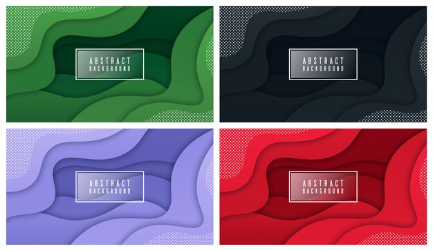 Fondo colorido formas fluidas.