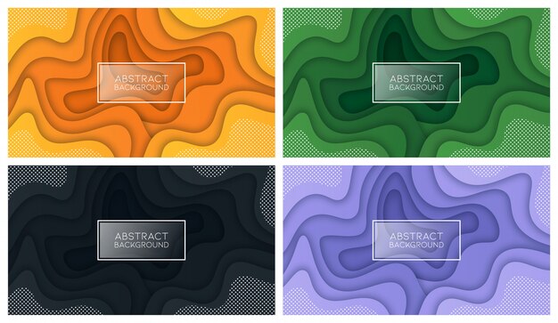 Fondo colorido formas fluidas.