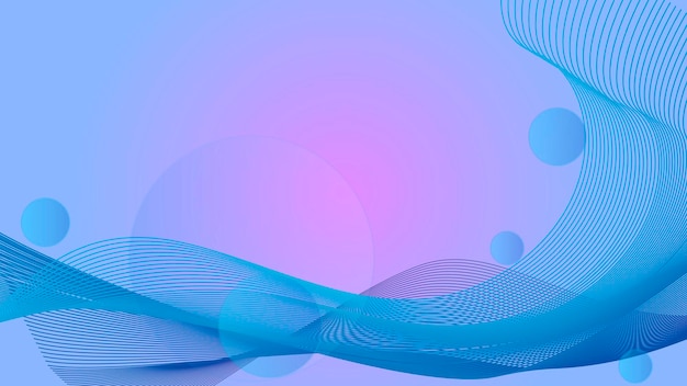 Fondo colorido futurista Banner geométrico degradado con ecualizador azul púrpura para música EPS 10 vector