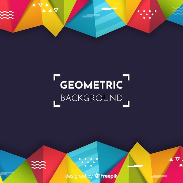 Fondo colorido geométrico