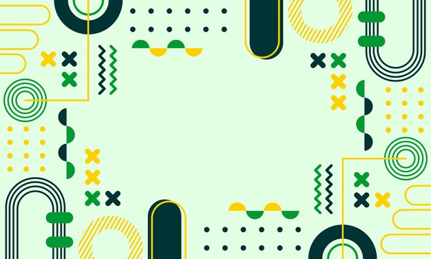 un fondo colorido con una letra verde y amarilla x en el medio