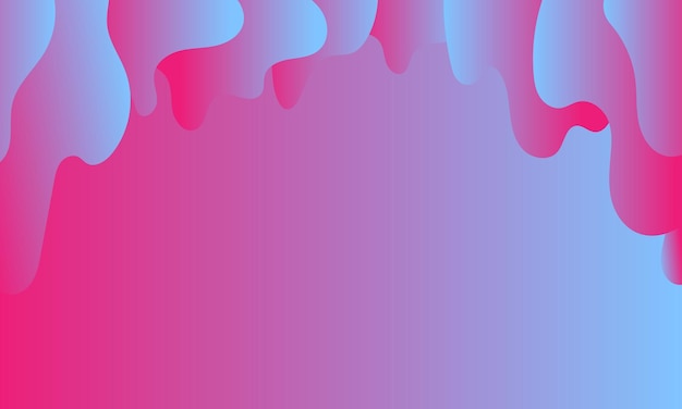 un fondo colorido con una línea rosa y azul y púrpura de burbujas de jabón