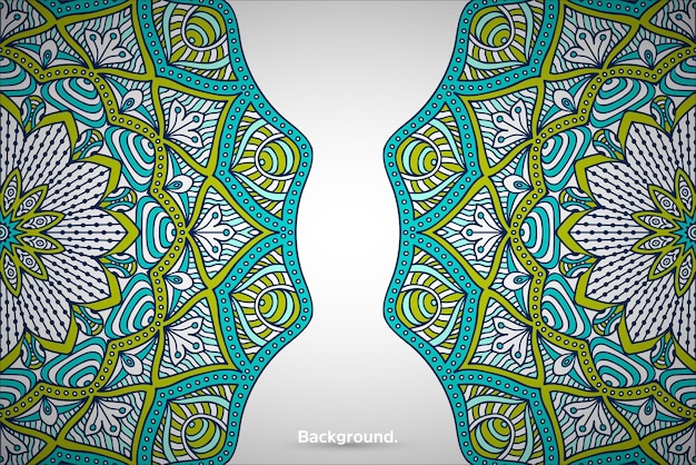 Fondo colorido de mandala