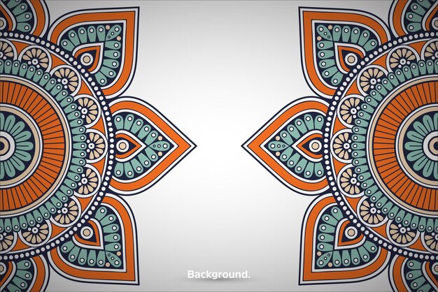 Fondo colorido de mandala