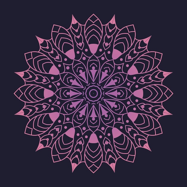 Fondo colorido de mandala