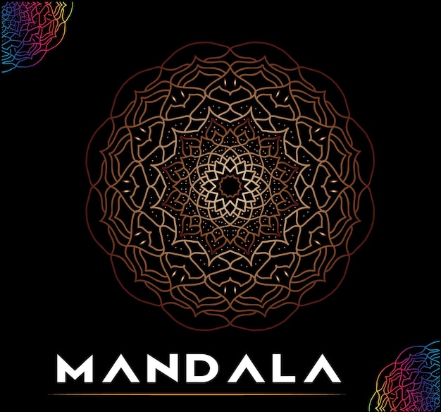 Fondo colorido de mandala