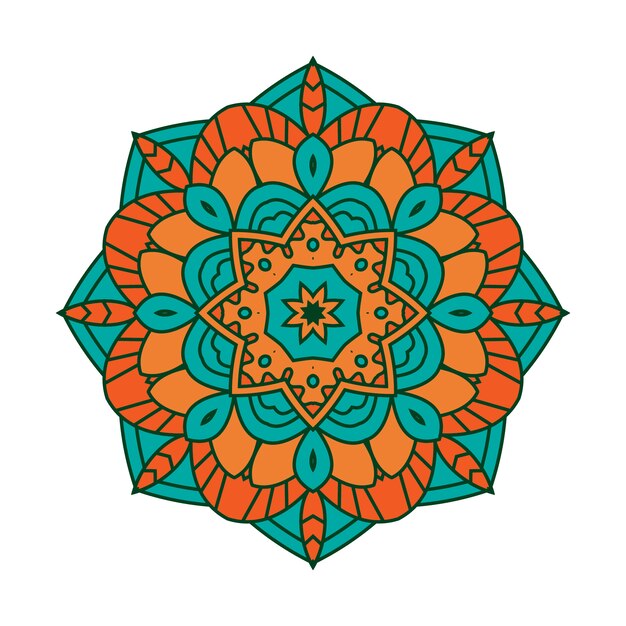 Fondo colorido mandala