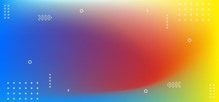 Un fondo colorido con muchos puntos y cuadrados