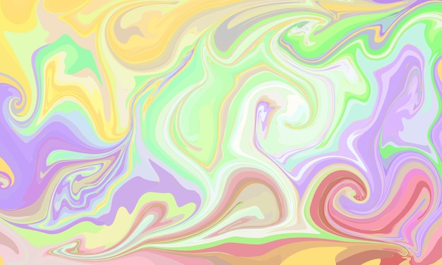 Fondo colorido multicolor en vertido de acrílico
