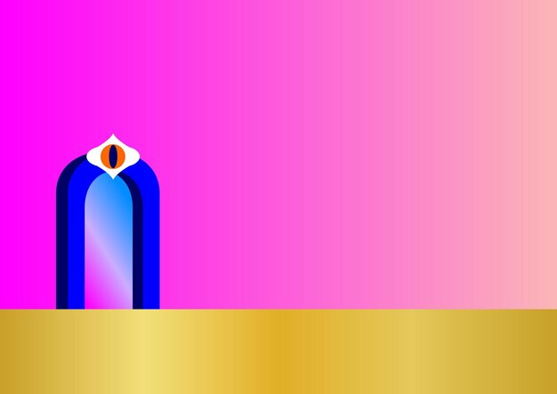 un fondo colorido con un pájaro en la parte superior