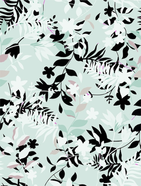 un fondo colorido con un patrón floral y la palabra hibisco