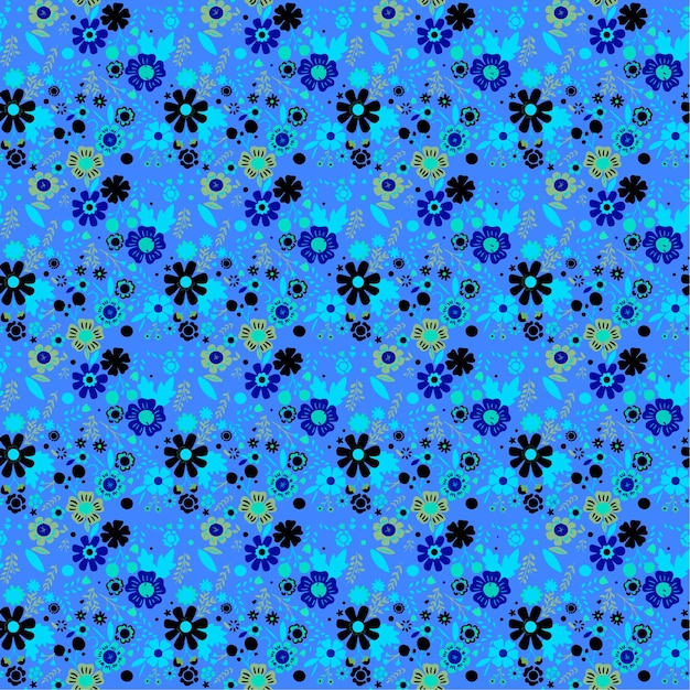 un fondo colorido con un patrón de flores