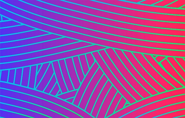 Un fondo colorido con un patrón de líneas y líneas.