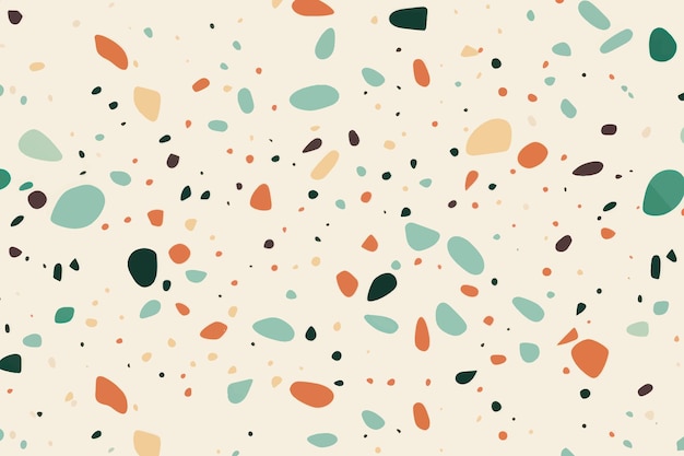 Fondo con un colorido patrón de terrazzo