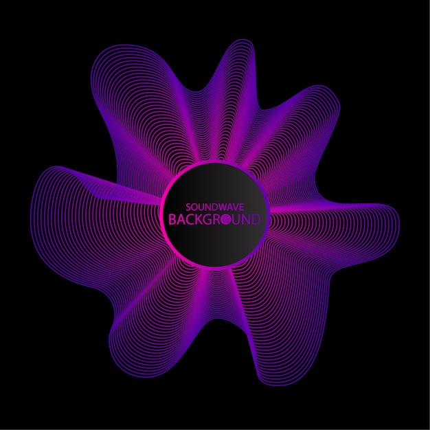 Fondo colorido Soundwave