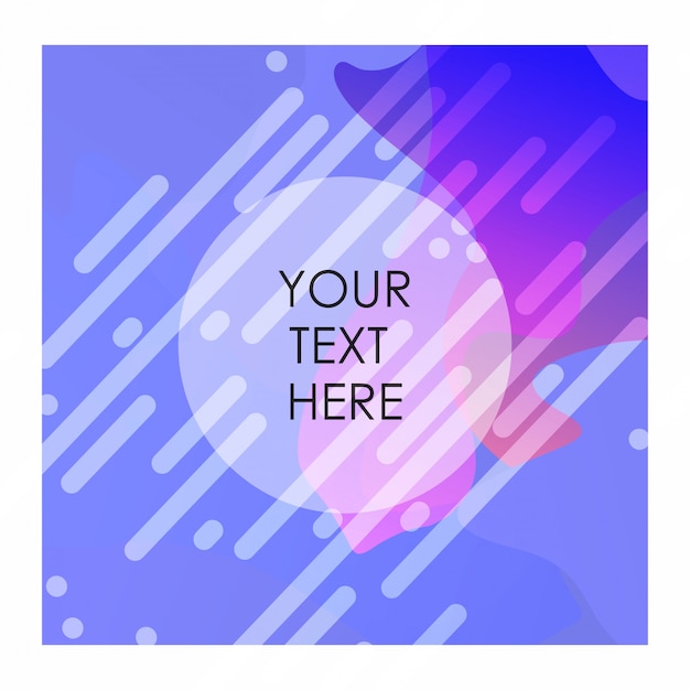 Fondo colorido con vector de diseño de tipografía