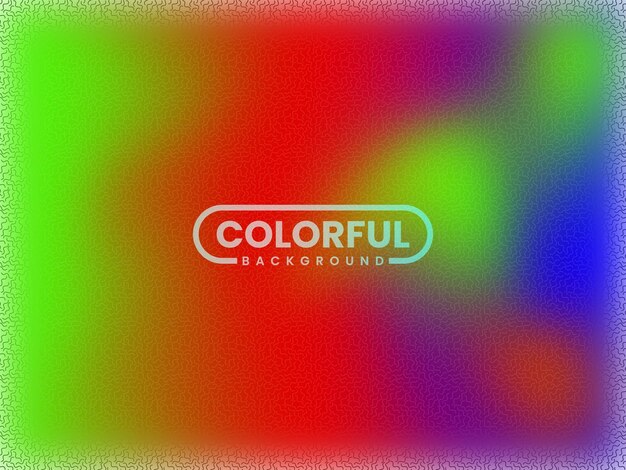 El fondo colorido