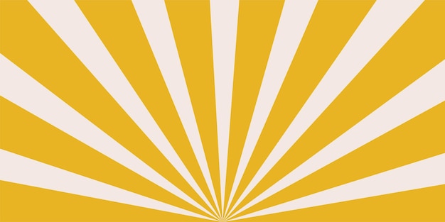 Fondo cómico de la luz del sol en estilo retro