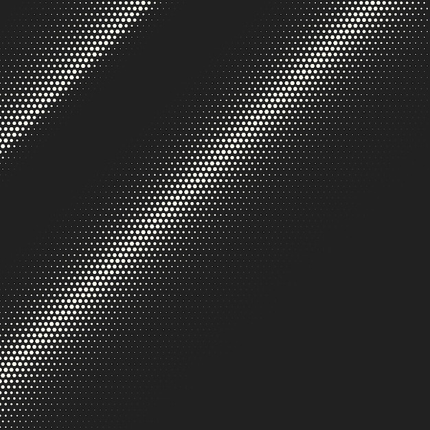Fondo cómico de semitonos. Plantilla punteada retro vectorial para etiquetas y bocetos. Degradado geométrico blanco y negro para diseños de arte pop. Fondo vintage con patrón aislado para libro de dibujos animados.