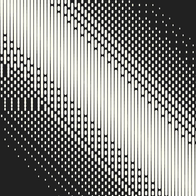 Fondo cómico de semitonos. Plantilla punteada retro vectorial para etiquetas y bocetos. Degradado geométrico blanco y negro para diseños de arte pop. Fondo vintage con patrón aislado para libro de dibujos animados.