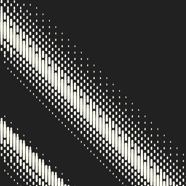 Fondo cómico de semitonos. Plantilla punteada retro vectorial para etiquetas y bocetos. Degradado geométrico blanco y negro para diseños de arte pop. Fondo vintage con patrón aislado para libro de dibujos animados.