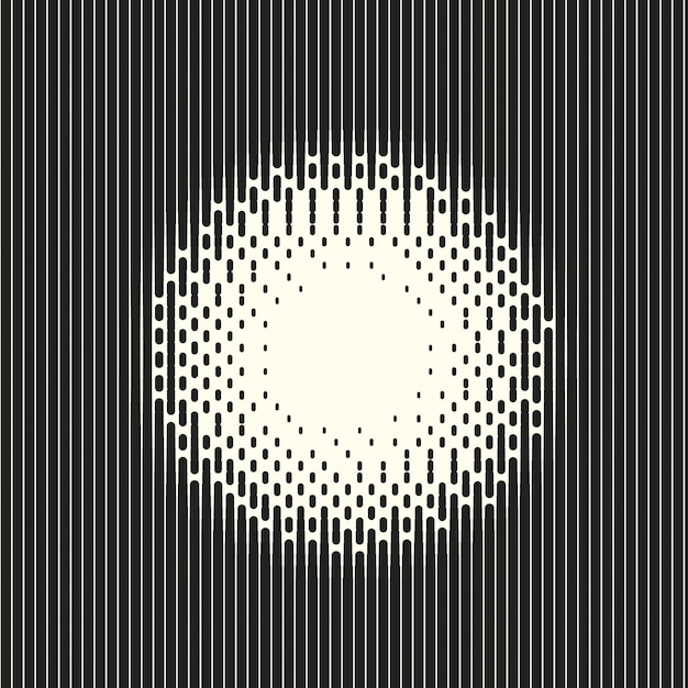 Fondo cómico de semitonos. Plantilla punteada retro vectorial para etiquetas y bocetos. Degradado geométrico blanco y negro para diseños de arte pop. Fondo vintage con patrón aislado para libro de dibujos animados.