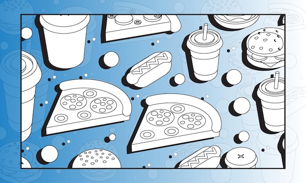 Fondo de comida, fondo de comida asiática,