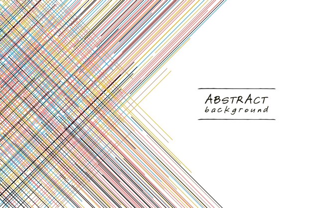 Fondo de composición de líneas coloridas simples modernas