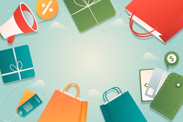Fondo de compras en gradiente
