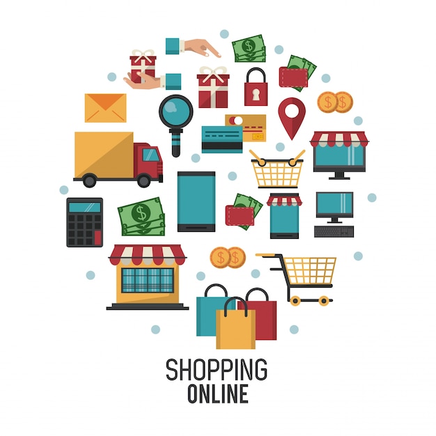 Fondo de compras en línea