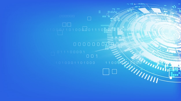 Fondo de comunicación de tecnología abstracta