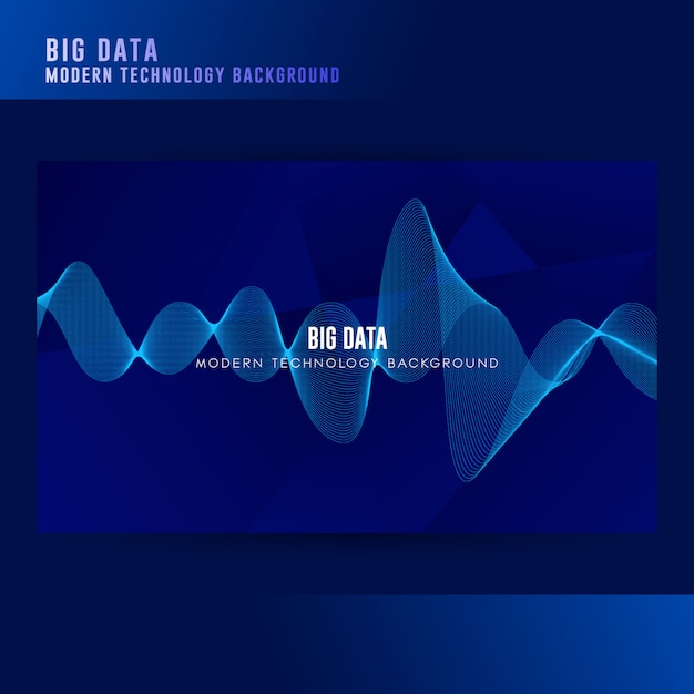 Vector fondo de concepto de big data