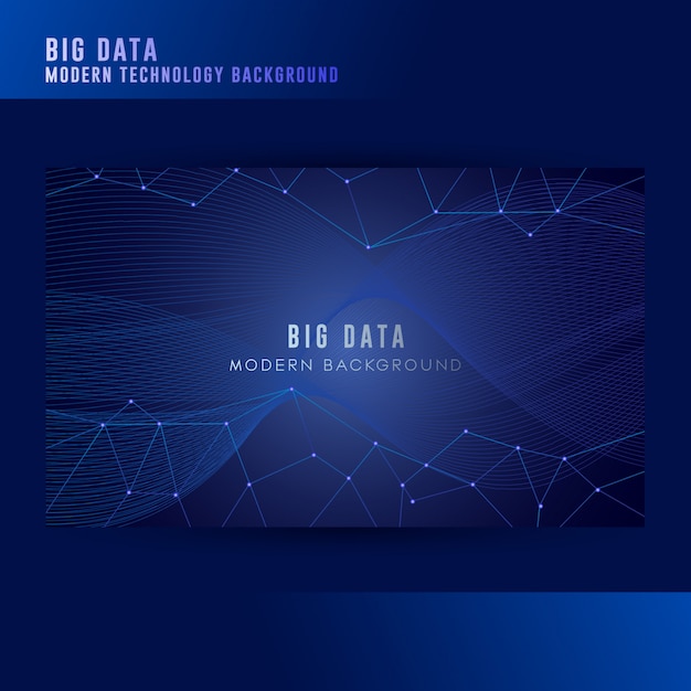 Fondo de concepto de big data