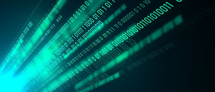 Vector fondo de concepto de comunicación de tecnología de datos de computadora de información abstracta