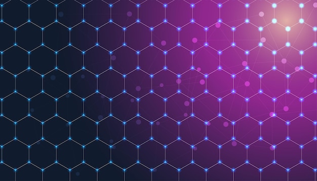 Fondo de concepto de conexión de seguridad cibernética de Internet