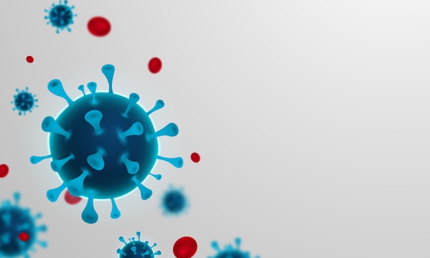 Fondo del concepto de coronavirus