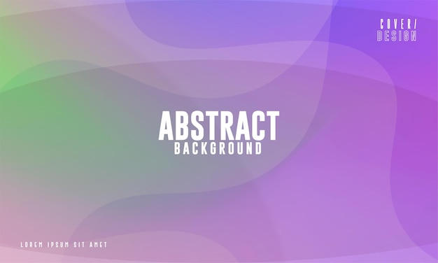 Fondo de concepto degradado púrpura y verde abstracto