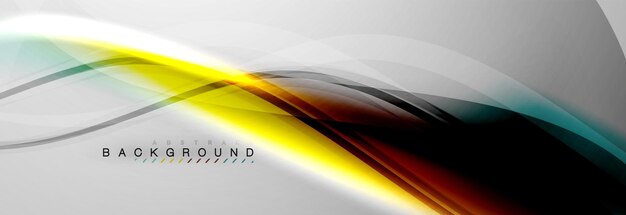 Fondo del concepto de movimiento de onda de flujo suave