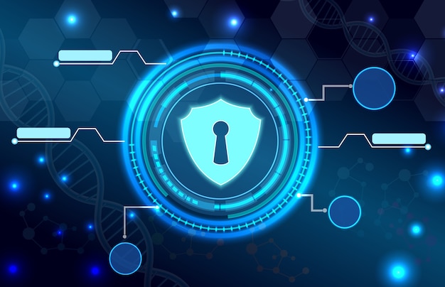 Fondo de concepto de tecnología abstracta