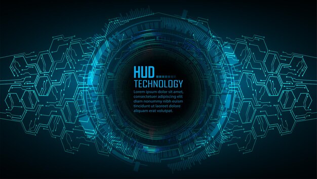Fondo de concepto de tecnología futura de circuito cibernético Candado cerrado sobre fondo digital