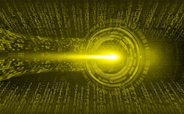 Fondo de concepto de tecnología futura de circuito cibernético ocular