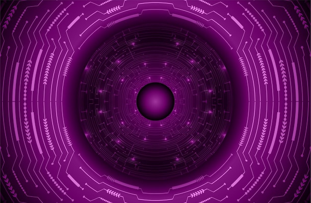Fondo de concepto de tecnología futura de circuito cibernético ocular